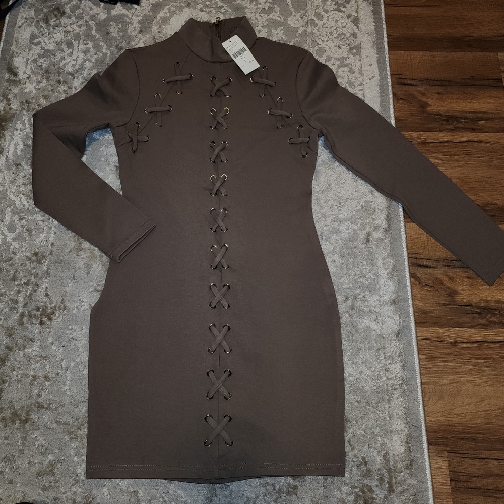 Body con criss cross dress